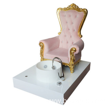 2021 pipeless portable pink luxury throne spa pedicure chair with massage
